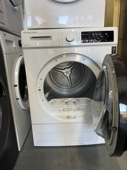 Russell Hobbs RH8CTD111W 8kg Condenser Tumble Dryer – White – NEW – Grade A