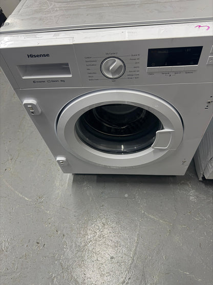 Refurbished Hisense WF3M841BWI 8kg 1400rpm Integrated Washing Machine – White