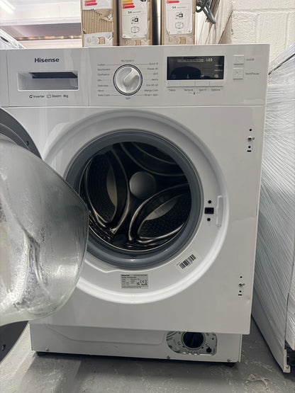Refurbished Hisense WF3M841BWI 8kg 1400rpm Integrated Washing Machine – White