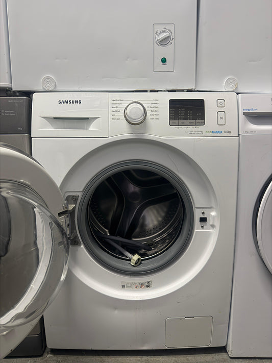 Refurbished Samsung WF70F5E2W4X 8kg 1400rpm Washing Machine – White