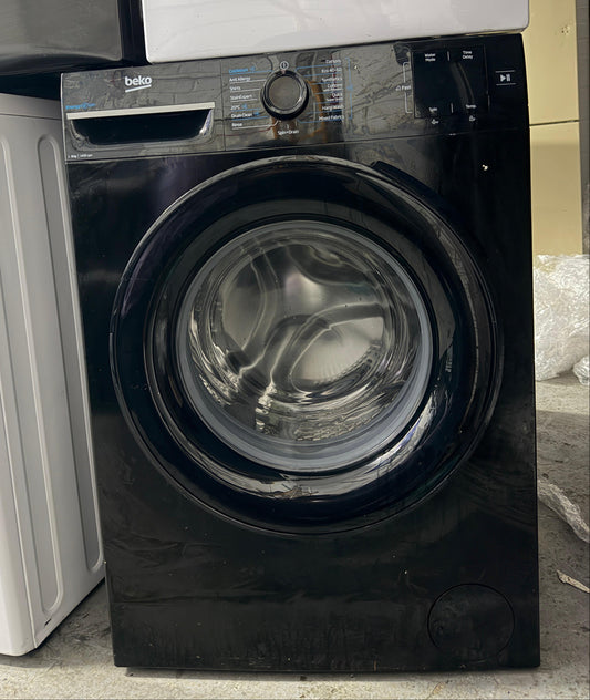 Refurbished Beko BMN3WT3841B 8kg 1400rpm Washing Machine – Black