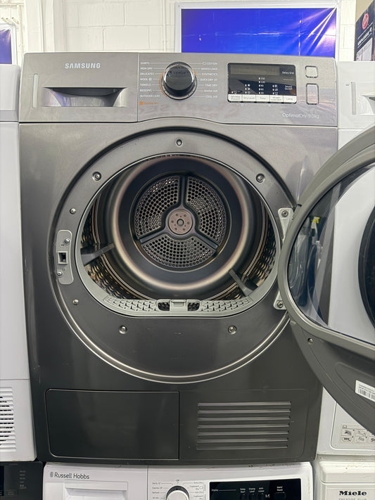 Refurbished Samsung DV90M50003X 9kg Heat Pump Tumble Dryer – Graphite