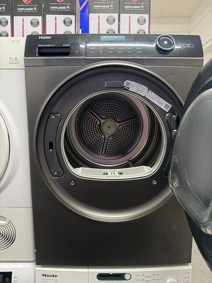 Refurbished Haier HD90A2959 9kg Heat Pump Tumble Dryer – Graphite