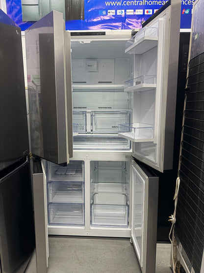 Refurbished Beko GN446224VPS 572L American-Style Fridge Freezer – Stainless Steel