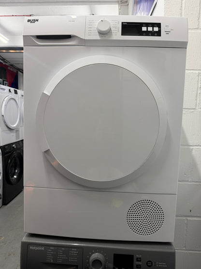 Refurbished Bush TDTE18HP 8 kg Heat Pump Tumble Dryer – White