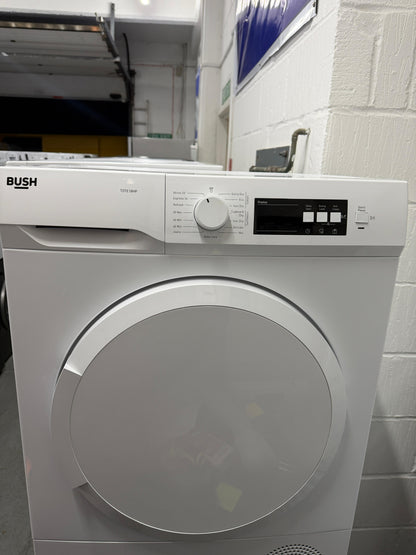 Refurbished Bush TDTE18HP 8 kg Heat Pump Tumble Dryer – White