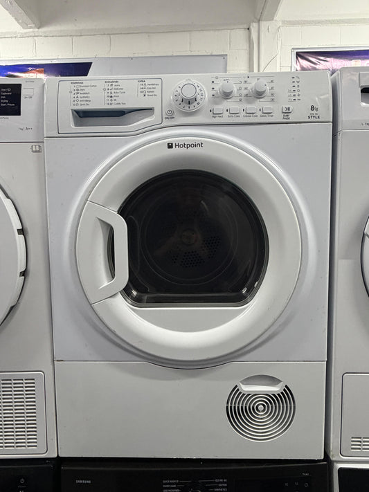 Refurbished Hotpoint TCYL757 8 kg Condenser Tumble Dryer – White