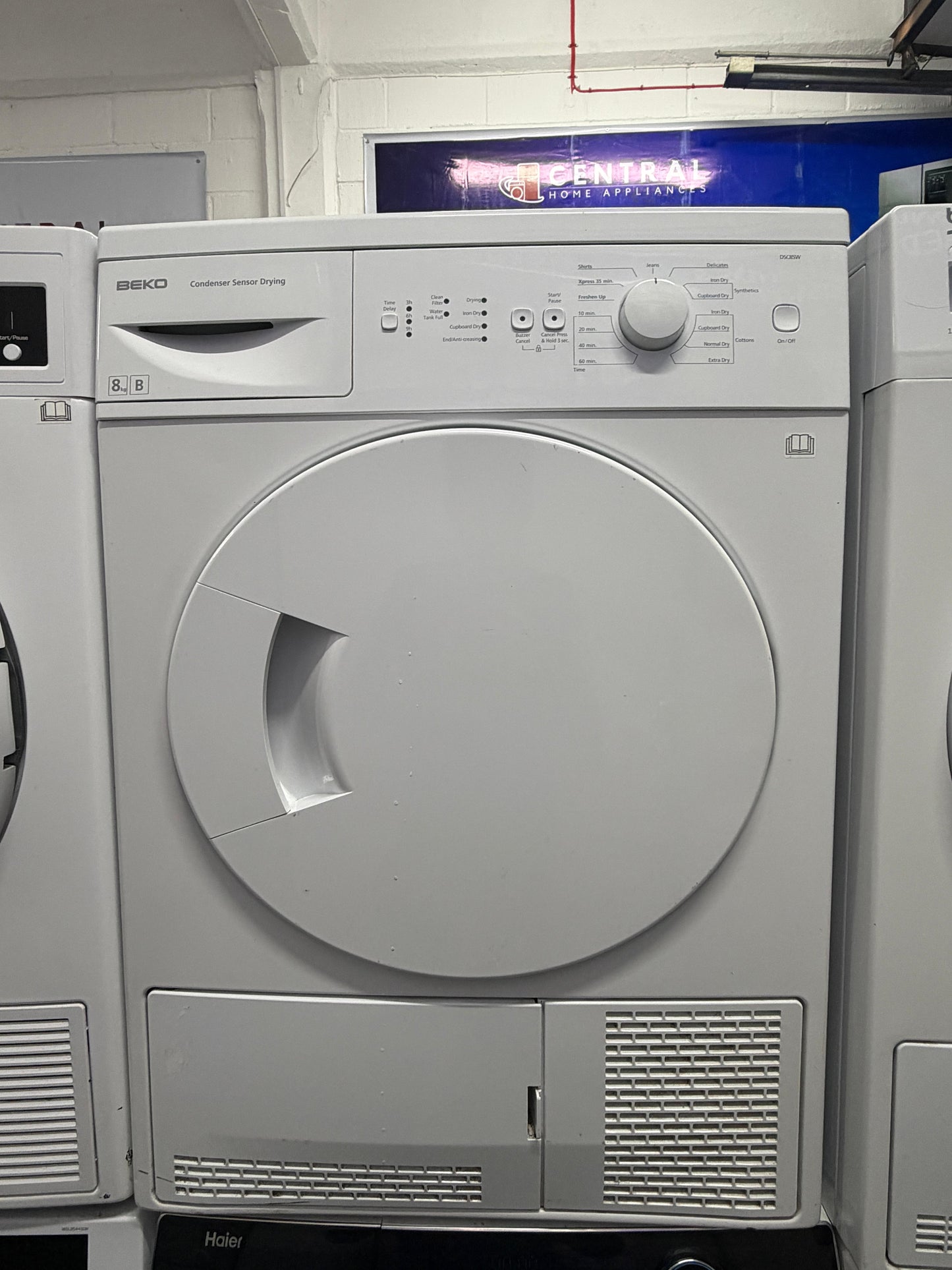 Refurbished Beko DSC85W 8 kg Condenser Tumble Dryer – White