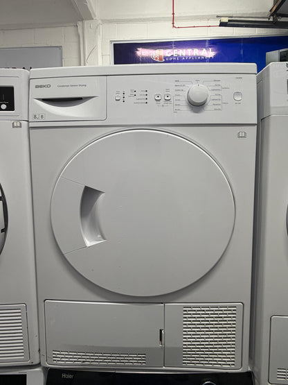 Refurbished Beko DSC85W 8 kg Condenser Tumble Dryer – White