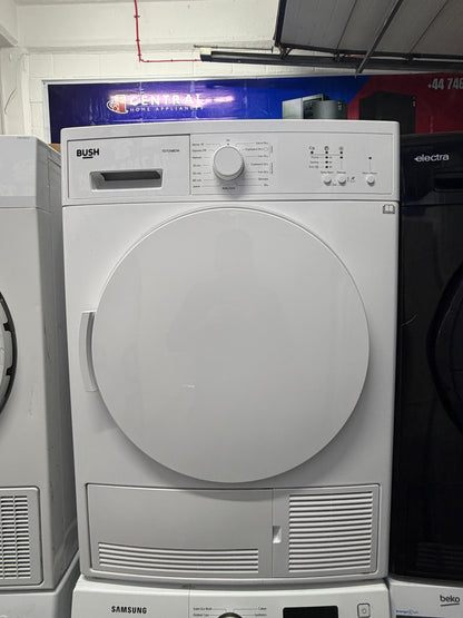 Refurbished Bush TD7CNBCW 7 kg Condenser Tumble Dryer – White