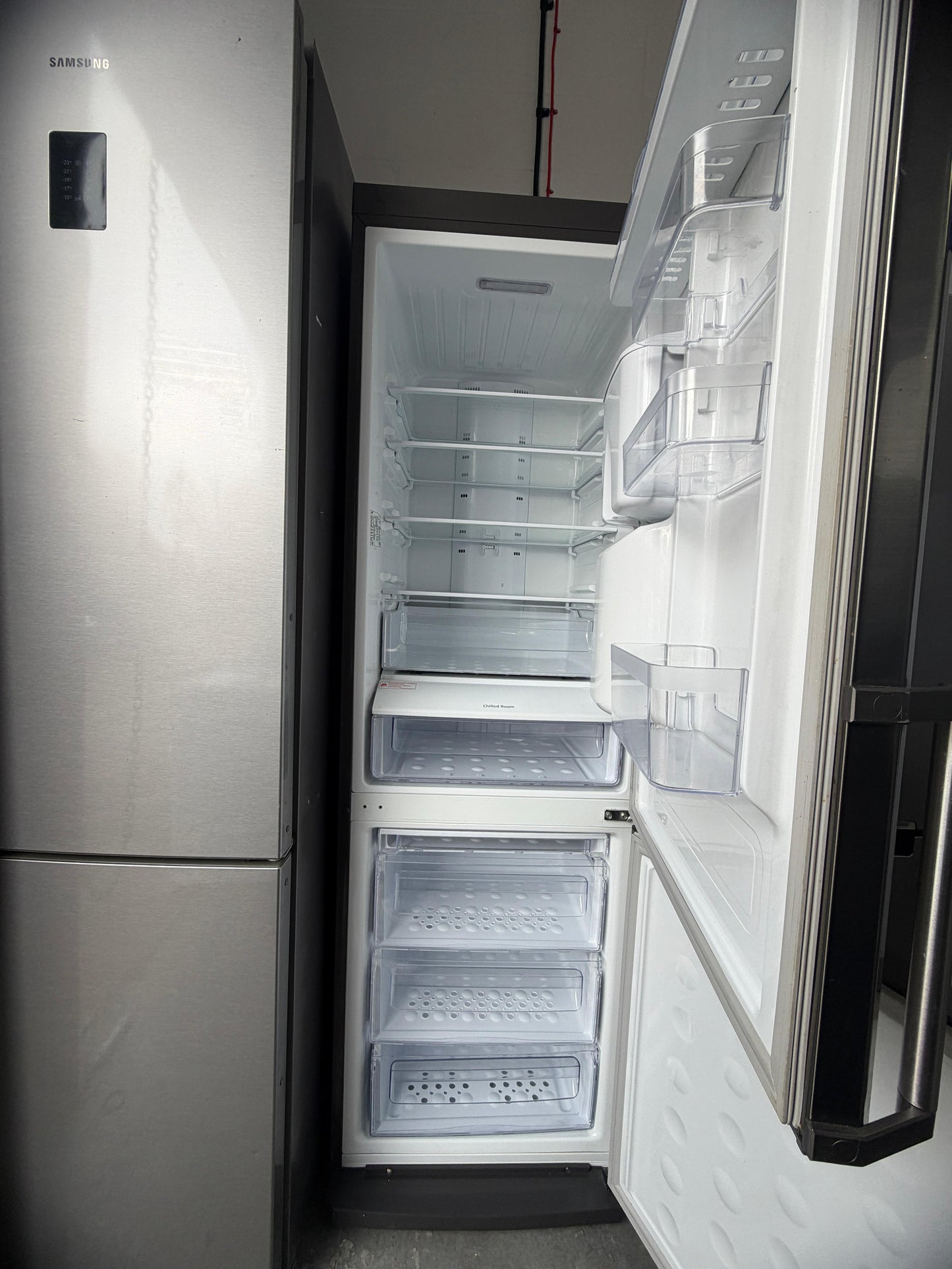 Refurbished Samsung RL41WGIH 315L Fridge Freezer - Stainless Steel