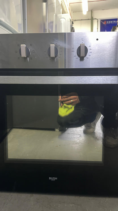 Refurbished Bush BIBFOSAX Built-In Single Electric Oven – Silver