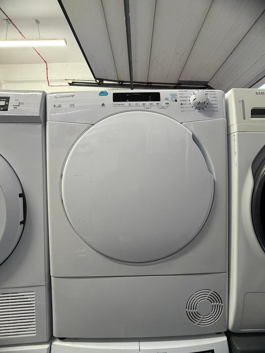 Refurbished Candy CS-C8DF-80 8 kg Condenser Tumble Dryer – White