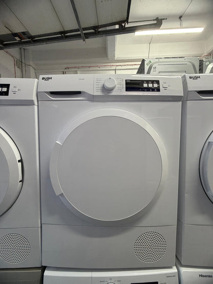 Refurbished Bush TDTE18HP 8 kg Heat Pump Tumble Dryer – White - Grade A