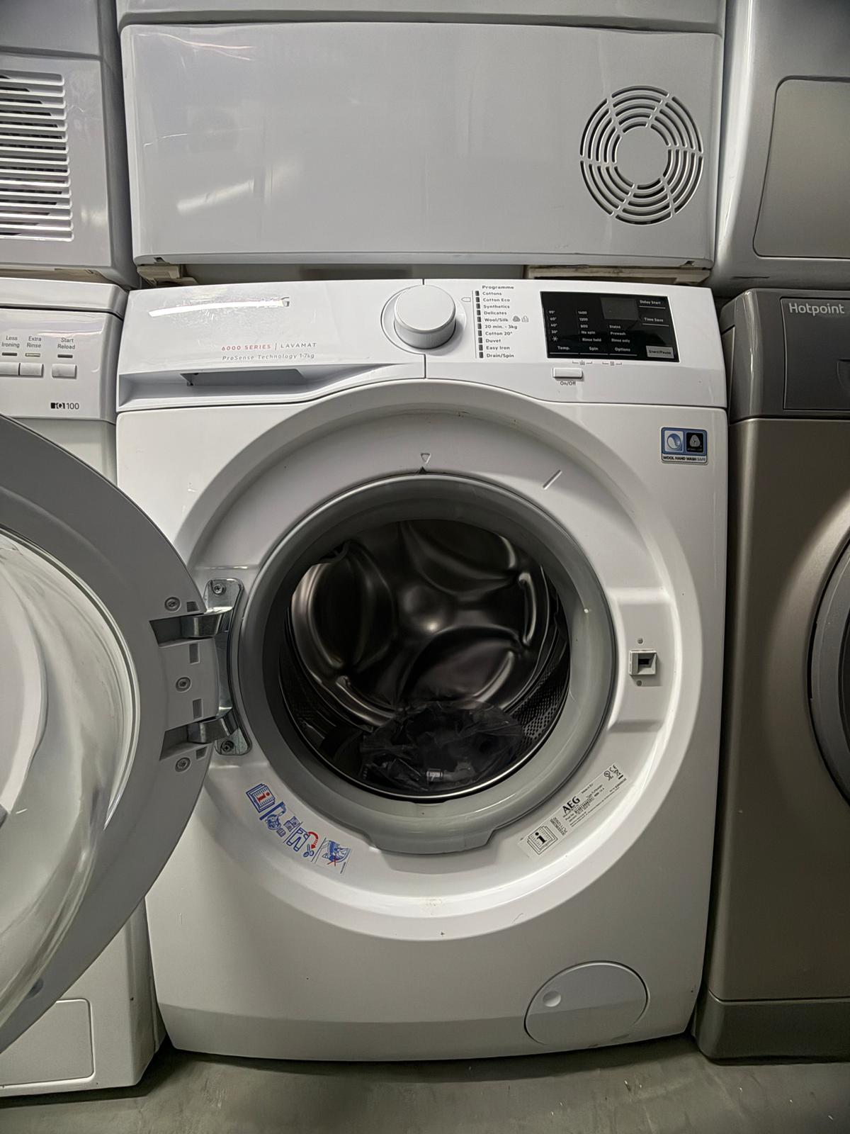 Refurbished AEG L6FB1741N 7 kg 1400 Spin Washing Machine – White