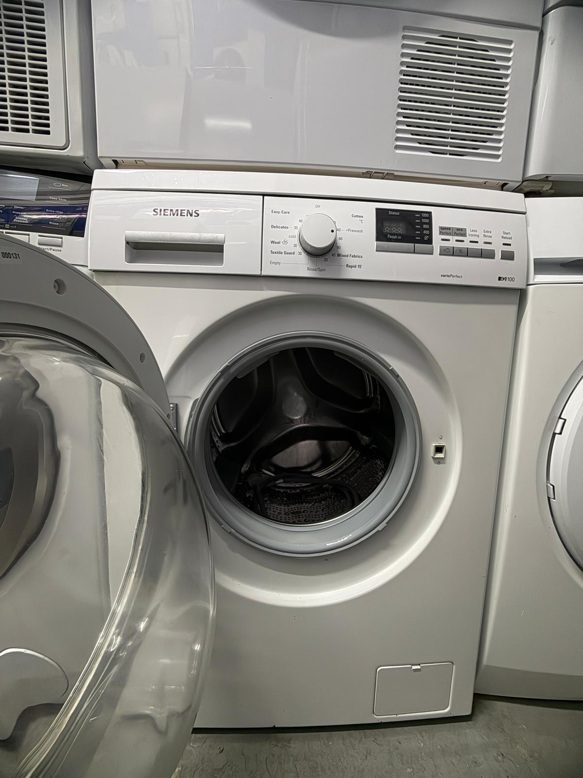 Refurbished Siemens WM12Q360GB/01 8 kg 1200 Spin Washing Machine – White