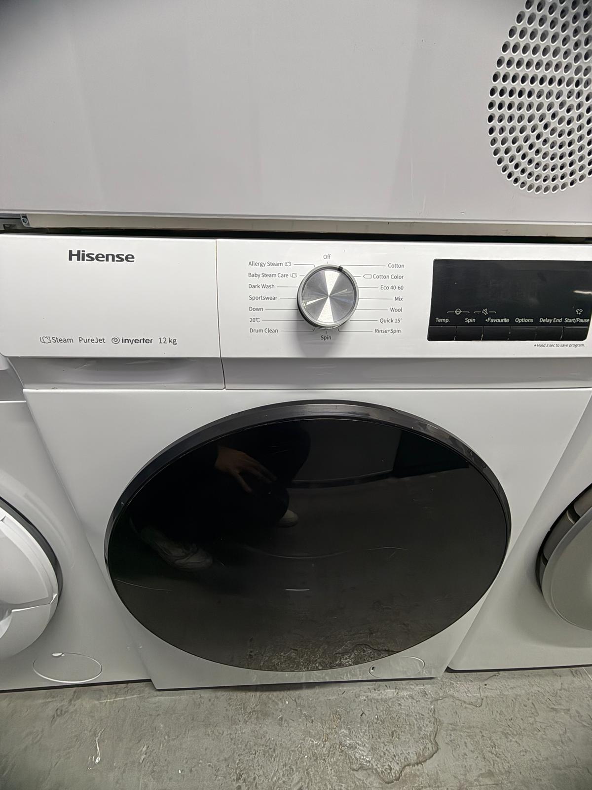 Refurbished Hisense WFQA1214EVJMGB 12kg 1400 Spin Washing Machine – White