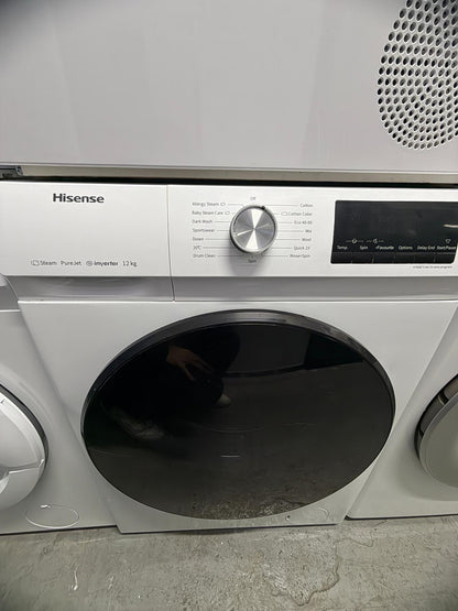 Refurbished Hisense WFQA1214EVJMGB 12kg 1400 Spin Washing Machine – White