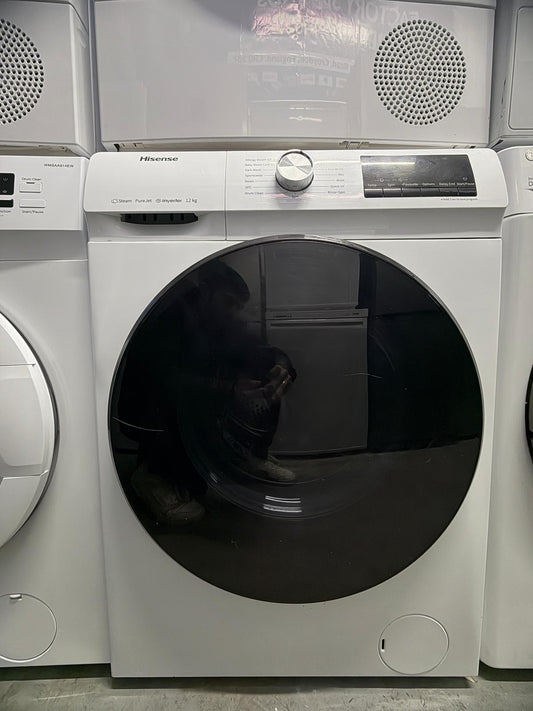Refurbished Hisense WFQA1214EVJMGB 12kg 1400 Spin Washing Machine – White