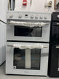 Hisense HDE3211BWUK 60cm Double Oven Electric Cooker – White – New Grade A