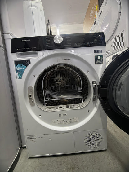 Hisense DH5S102BW 10kg Heat Pump Tumble Dryer – White – Factory Seconds