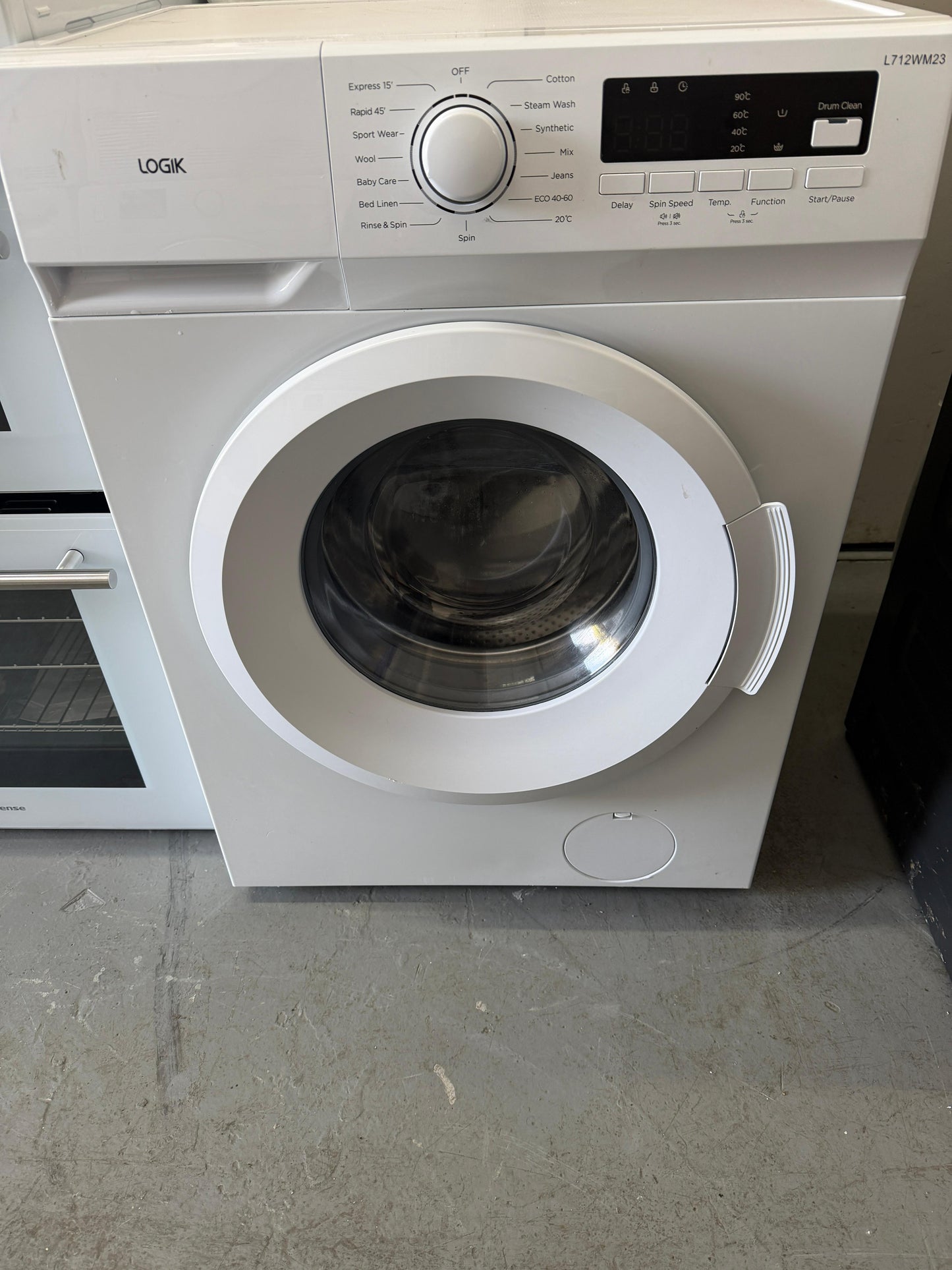 Refurbished Logik L712WM23 7kg 1200 Spin Washing Machine – White