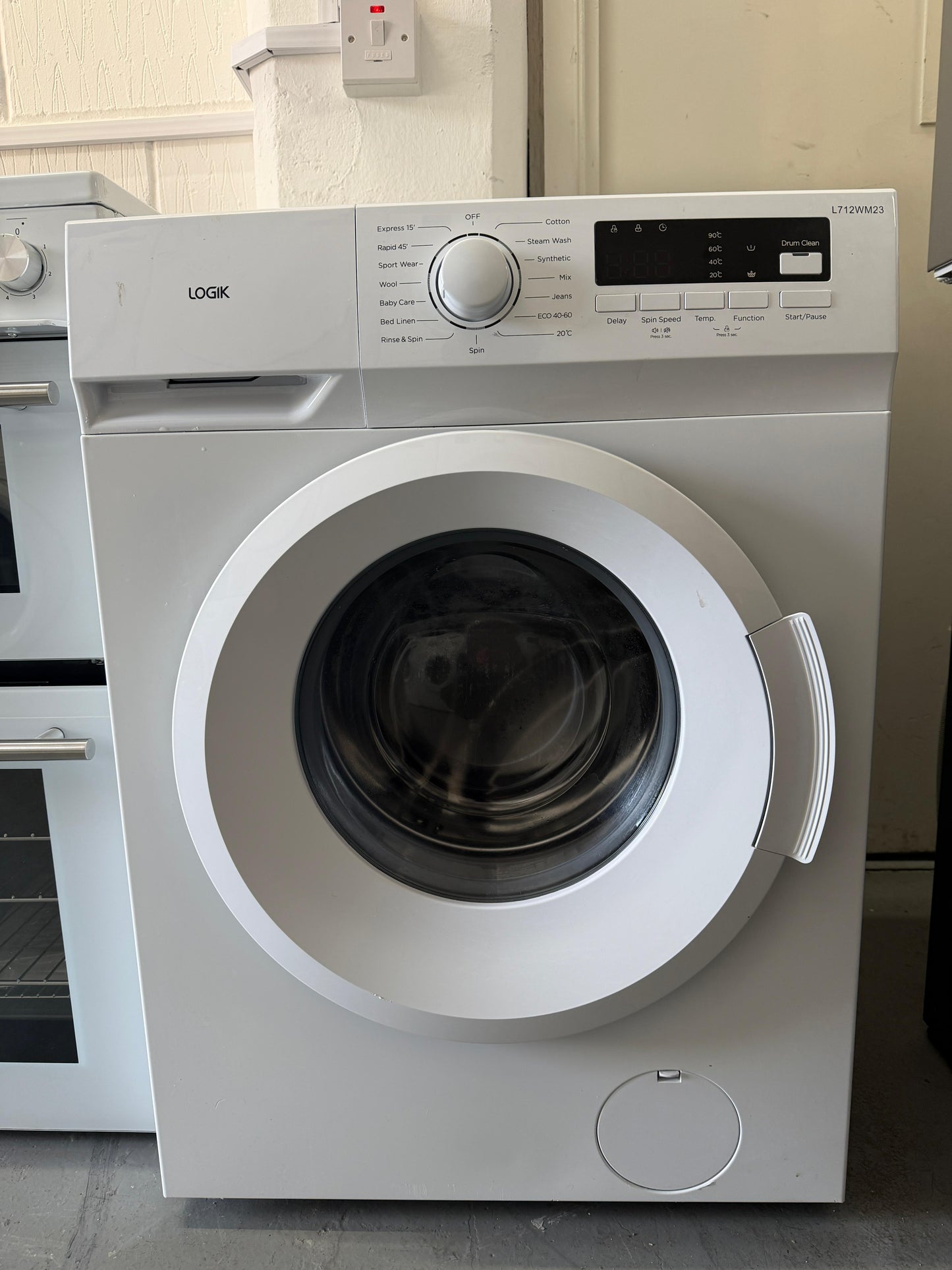 Refurbished Logik L712WM23 7kg 1200 Spin Washing Machine – White