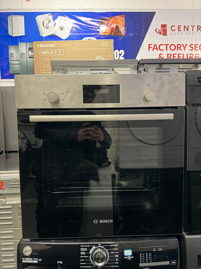 Bosch HHF113BR0B Series 2 60cm Built-in Electric Oven – Stainless Steel - New Grade A