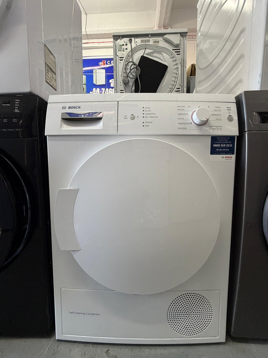Refurbished Bosch WTW84161GB Tumble Dryer - 7kg, Heat Pump, White