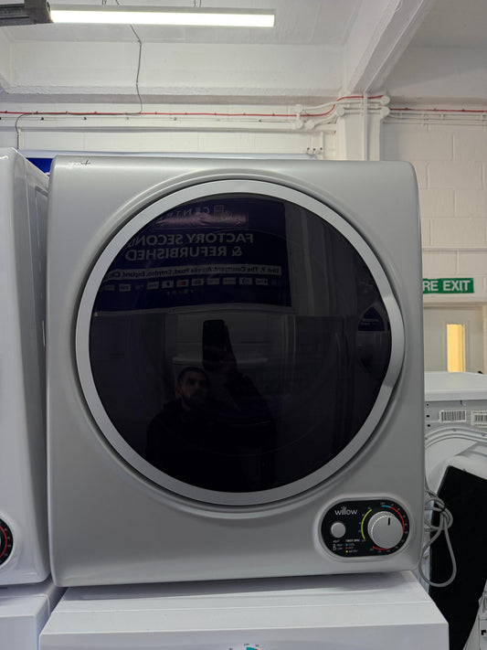 Willow WTD25S Tumble Dryer – 2.5kg, Vented, Silver - Unused - Grade A