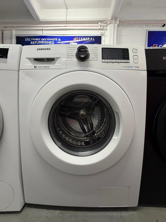 Refurbished Samsung WW90J5456MA 9 kg 1400 RPM Ecobubble Washing Machine