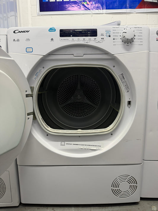 Refurbished Candy CSC8DF-80 8 kg Condenser Tumble Dryer