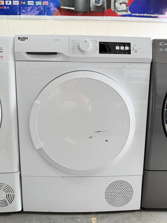Refurbished Bush TDTE110HP 10 kg Heat Pump A+ Tumble Dryer - White