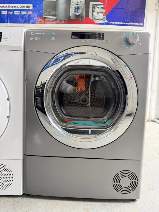 Refurbished Candy CSOEC10DCGR 10 kg Smart Pro Condenser Tumble Dryer - Graphite