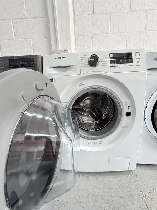 Refurbished Samsung WD80TA046BE 8/5 kg 1400 RPM Ecobubble Washer Dryer - White