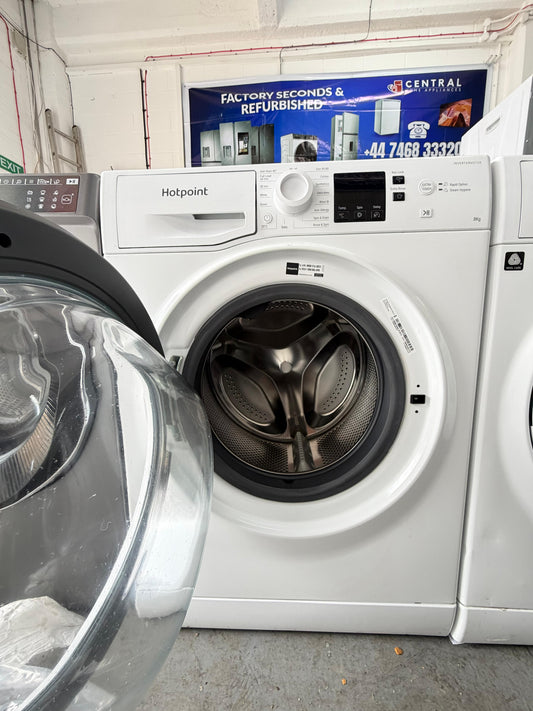 Refurbished Hotpoint NSWM 845C W 8 kg 1400 RPM Washing Machine - White