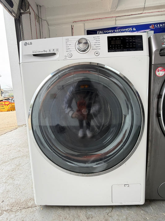 Refurbished LG FH4U2TDN2W 8 kg 1400 RPM TurboWash Washing Machine - White