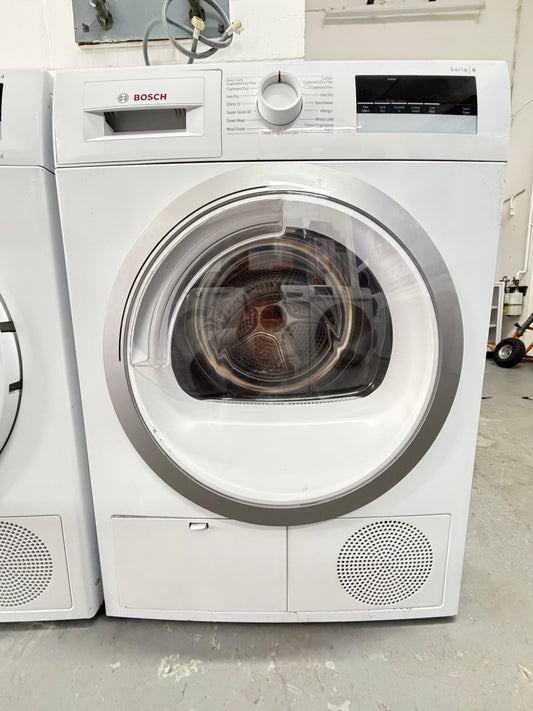Refurbished Bosch WTNB5280GB 8 kg Condenser Tumble Dryer - White