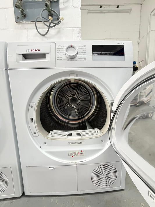 Refurbished Bosch WTNB5280GB 8 kg Condenser Tumble Dryer - White