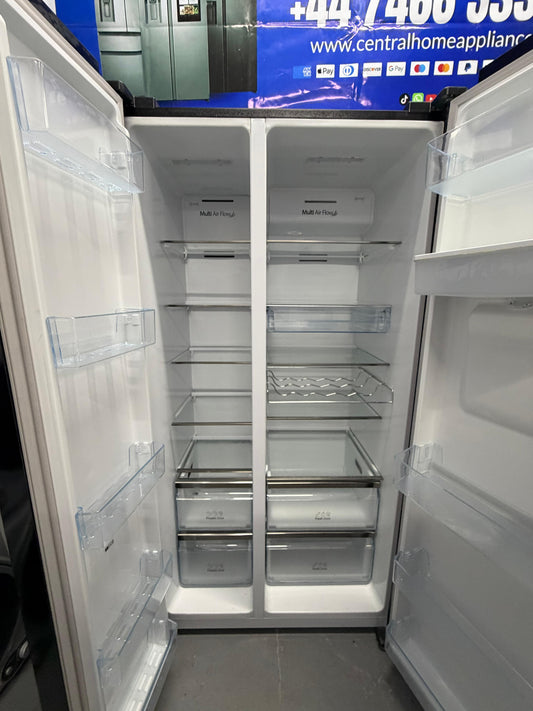 Refurbished Hisense RS741N4WBE 578L American Style Fridge Freezer with Water Dispenser