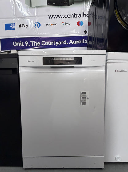 Hisense HS643D60WUK 60cm Freestanding Dishwasher - White - Unused Grade A