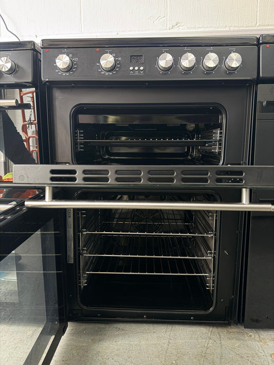 Hisense HDE3211BBUK 60cm Electric Cooker with Double Oven & Ceramic Hob - Black - Unused Grade A