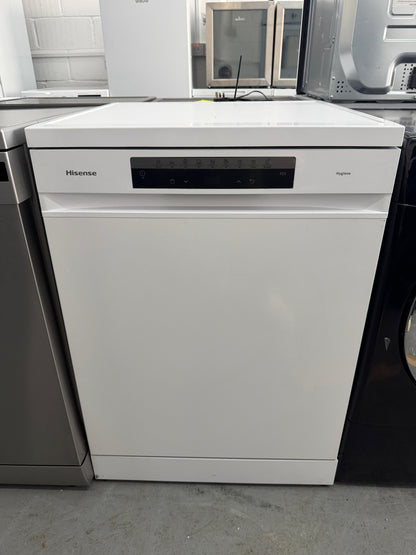 Hisense HS673C60WUK 60cm Freestanding Dishwasher - White - Unused Grade A