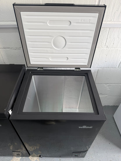 Willow W99CFB 99L Chest Freezer - Black - Unused Grade A