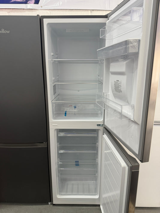 Willow WFF5050DX 254L Fridge Freezer with Water Dispenser - Inox - Unused Grade A