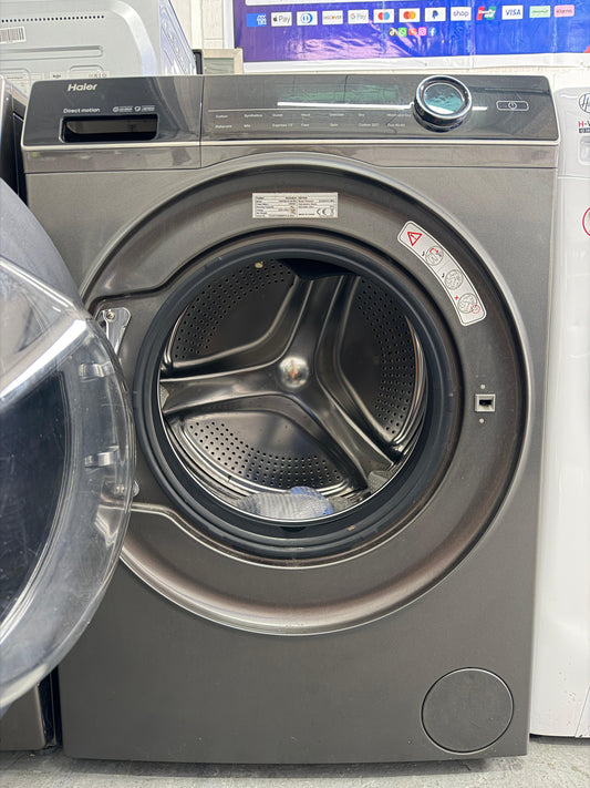 Refurbished Haier HWD80-B14979S 8kg / 5kg Washer Dryer - Graphite