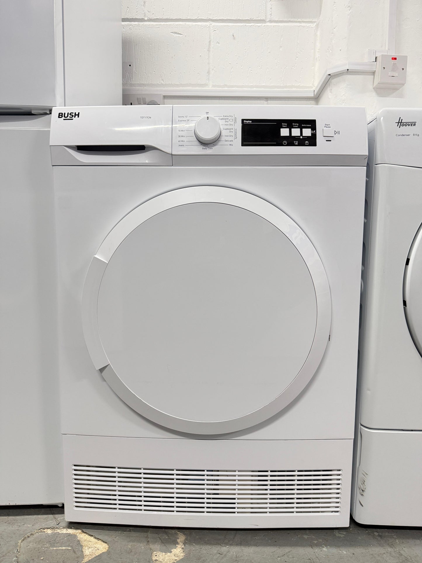 Refurbished Bush TDT17CN 7kg Condenser Tumble Dryer - White
