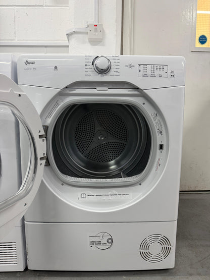 Refurbished Hoover HLEC8LG-80 8kg Condenser Tumble Dryer - White