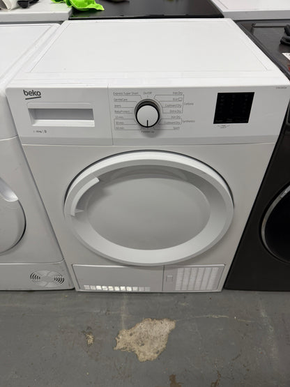 Refurbished Beko DTBC10001W 10kg Condenser Tumble Dryer - White