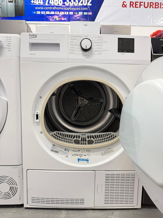 Refurbished Beko DTBC10001W 10kg Condenser Tumble Dryer - White
